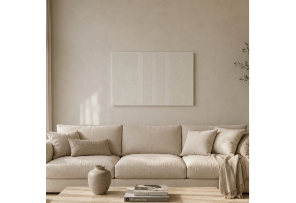 Nova Modern Dokulu Tablo Krem 50×70 cm